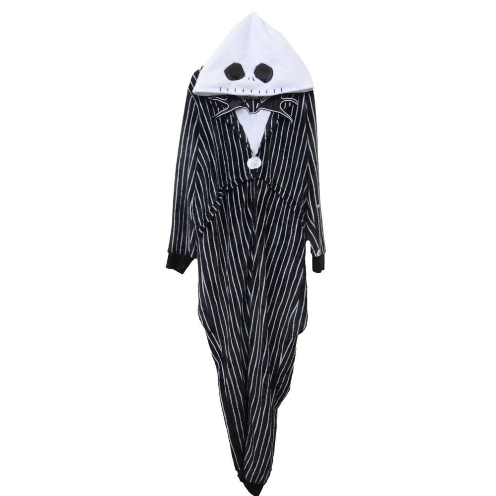 Nightmare Before Christmas Jack Skellington One Piece Pinstripe Jumpsuit XL